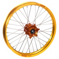 Haan Wheels, Komplett Hjul, 1,60, 21", FRAM, GULD BRONS, Yamaha 03-13 YZ450F, 93-25 YZ250, 01-13 YZ250F, 93-25 YZ125, FANTIC 22-25 XX 250, 22-25 XE 125/XX 125