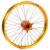 Haan Wheels, Komplett Hjul, 1,40, 19", FRAM, GULD ORANGE, KTM 04-11 85 SX