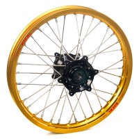 Haan Wheels, Komplett Hjul, 1,85, 19", BAK, SVART GULD, Suzuki 99-10 RM250, 99-10 RM125