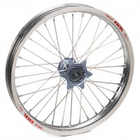 Haan Wheels, Komplett Hjul, 1,60, 21", FRAM, SILVER GRÅ, Yamaha 14-25 YZ450F, 14-25 YZ250F, FANTIC 24 XEF 450/XXF 450, 24 XEF 250, 24-25 XXF 250