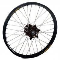 Haan Wheels, Komplett Hjul, 1,60, 21", FRAM, SVART, Husqvarna 04-10 TC 450/TE 450/TE 510, 04-13 TC 250/TE 250, 11-12 TE 125, 11-13 TC 449/TE 449, 06-10 TC 510, 09-13 TE 310
