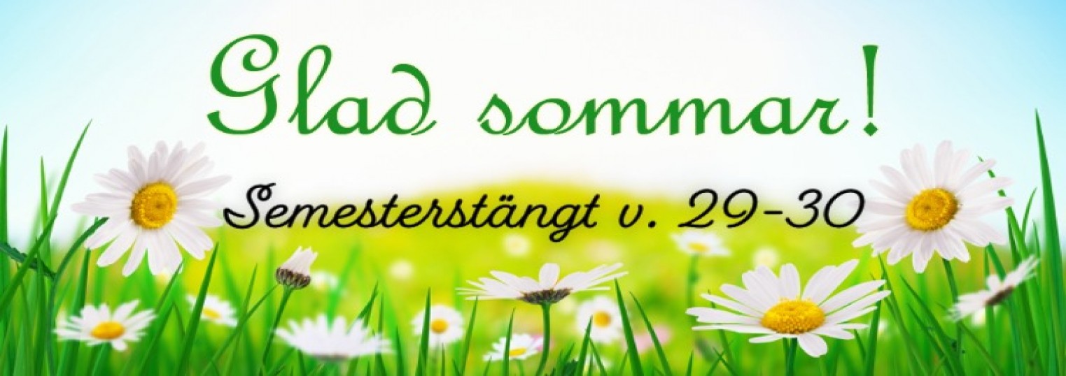 Semesterstängt